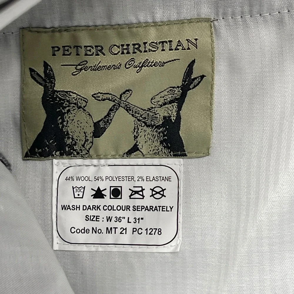Classic Men's Dress Pants in Light Gray